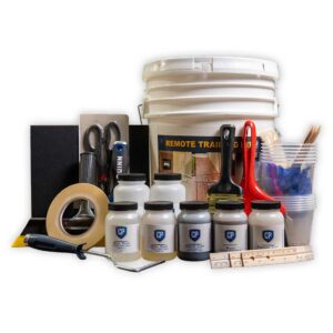 Rustic Concrete Wood Remote Training Kit