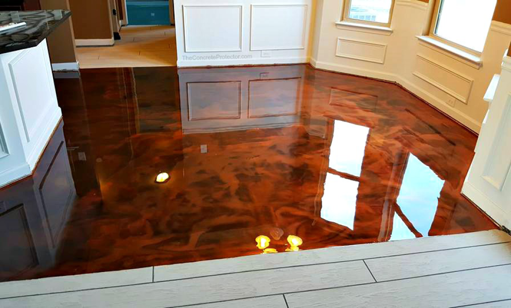 Metallic Marble floor